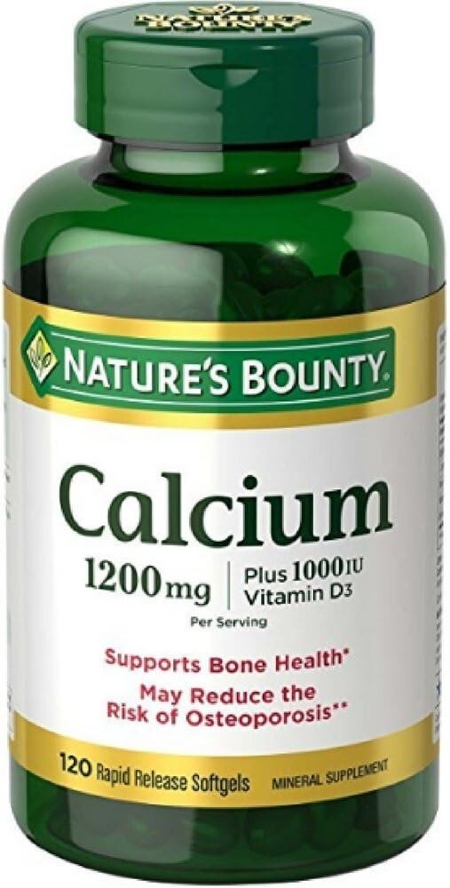 SM Nature’s Bounty Calcium Plus Vitamin D, 120 Count