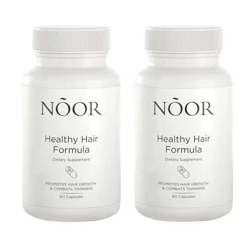 2-Pack NOOR Healthy Hair Formula – NOOR Hair Growth Support Capsules – 120 Caps