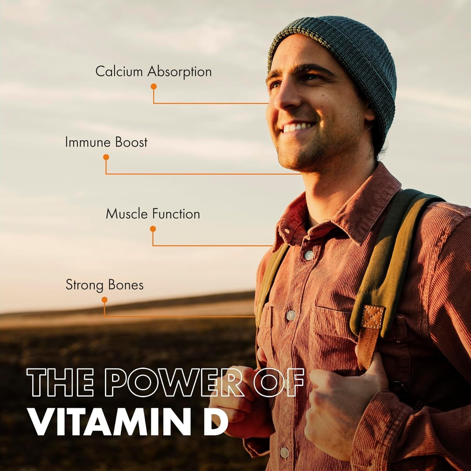 Vitamin D3 5000Iu VIT D3- 400 Easy Swallow Micro Tablets, High Strength US Stock