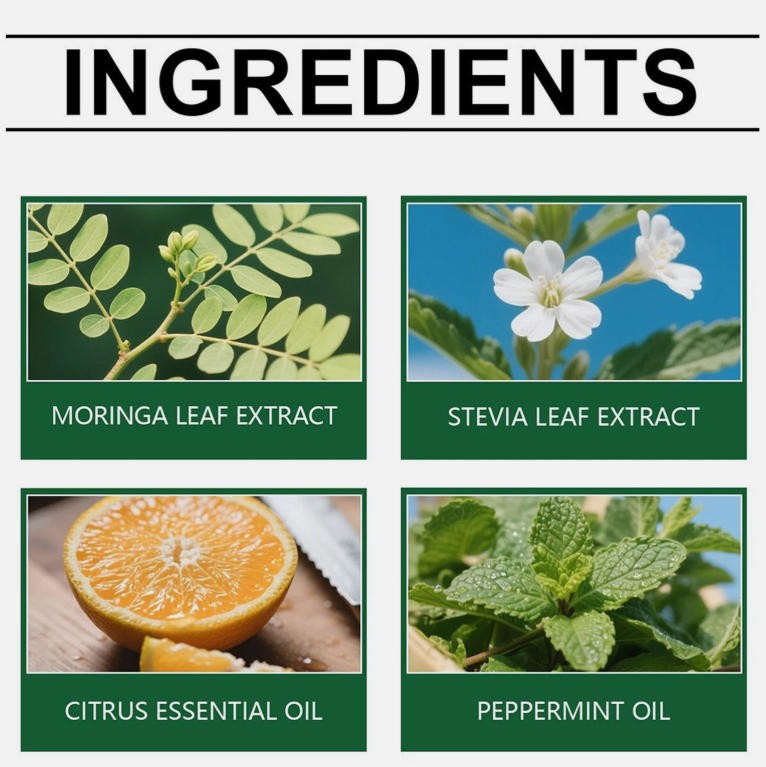 Natural Moringa Slimming Drops Weight Fat Loss Burn&Metabolism Boost Liquid