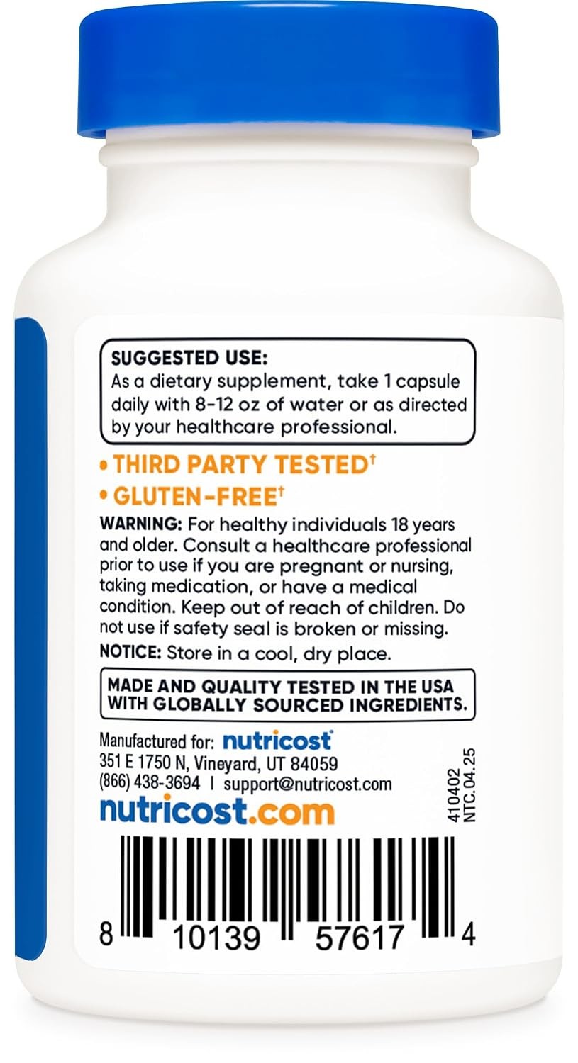 Nutricost Black Garlic Extract 60 Capsules Aged Black Garlic Supplement