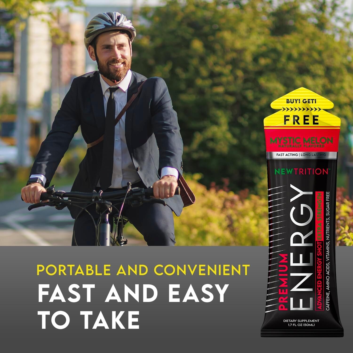 NewTrition Extra Strength Energy Shots – Variety – 24Ct