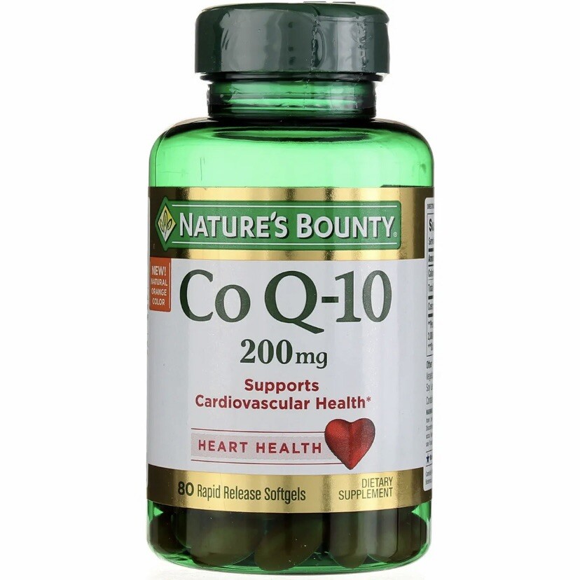 Nature’s Bounty CoQ10 200 mg Dietary Supplement 80 Softgels