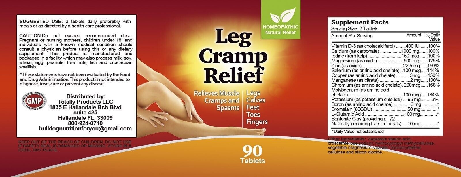 Calcium 1000mg Legs Muscle Support & Cholesterol 660 Heart Supplement 60 Caps