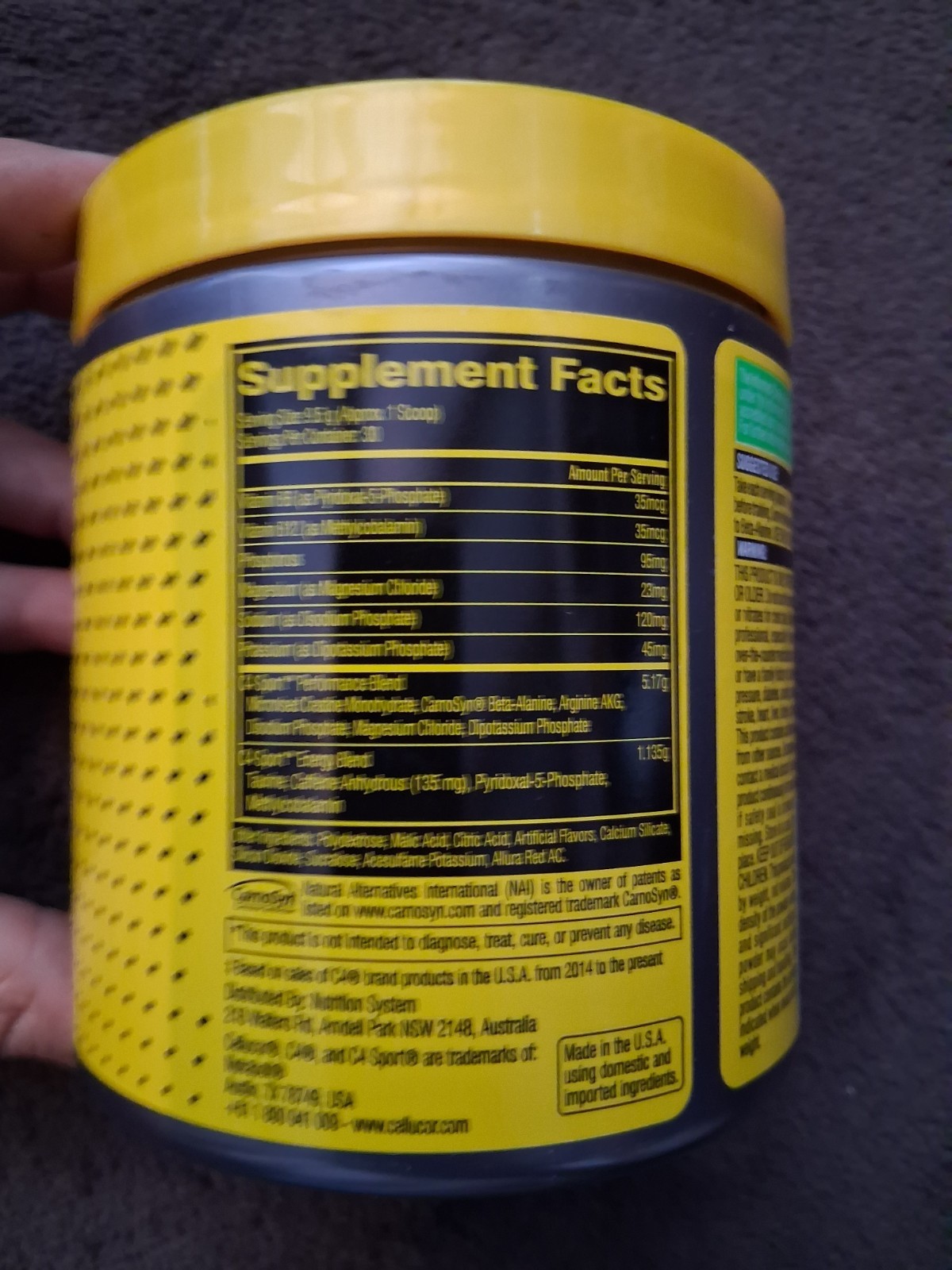 C4 Sport Concentrated Energy Performance Powder Watermelon