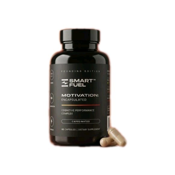 Smart Fuel Motivation Encapsulated Cognitive Performance, Focus 60 capsules. B6