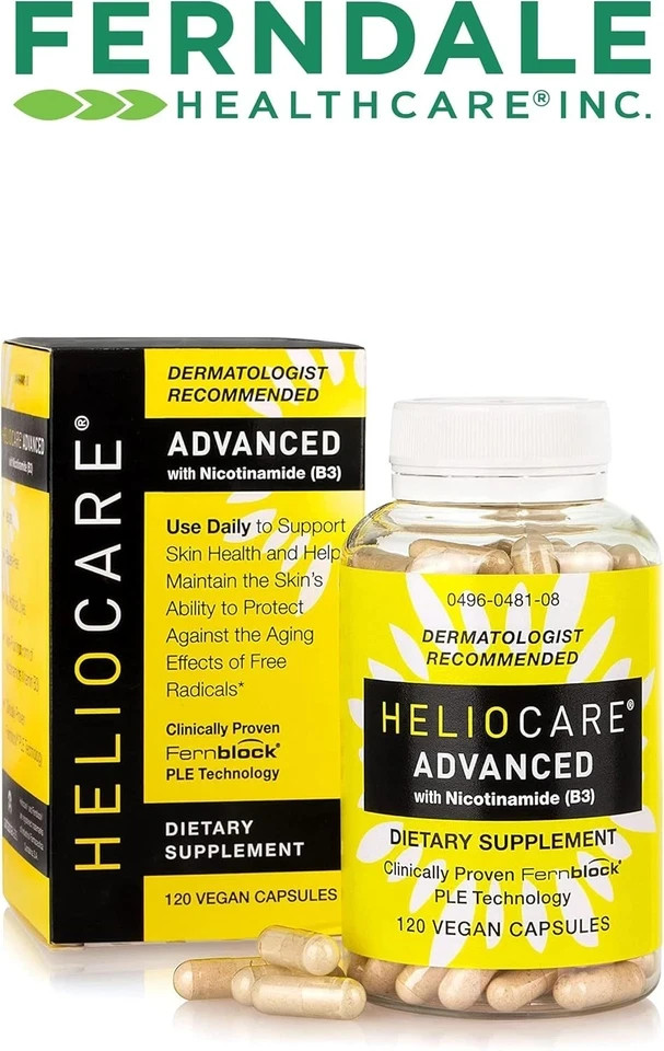 HELIOCARE Advanced Nicotinamide B3 Healthy Skin Vegan Capsules – 120 Count