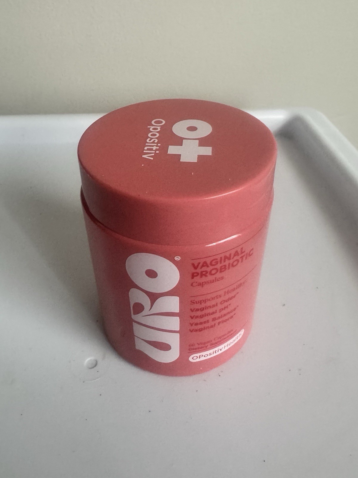 O Positiv URO pH Balance Vaginal Probiotics, 60 Capsules