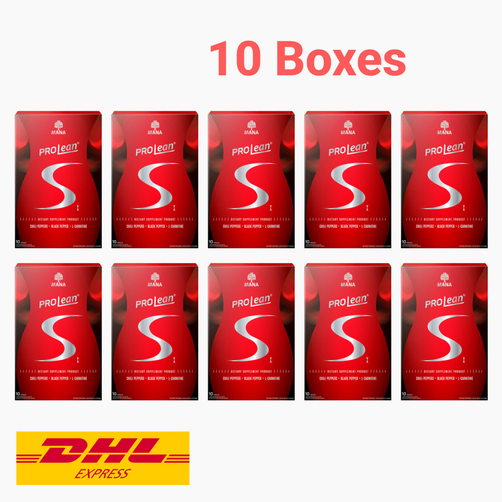 10x Mana Prolean S Excess Dietary Supplement Burn Weight Control 10 Capsules