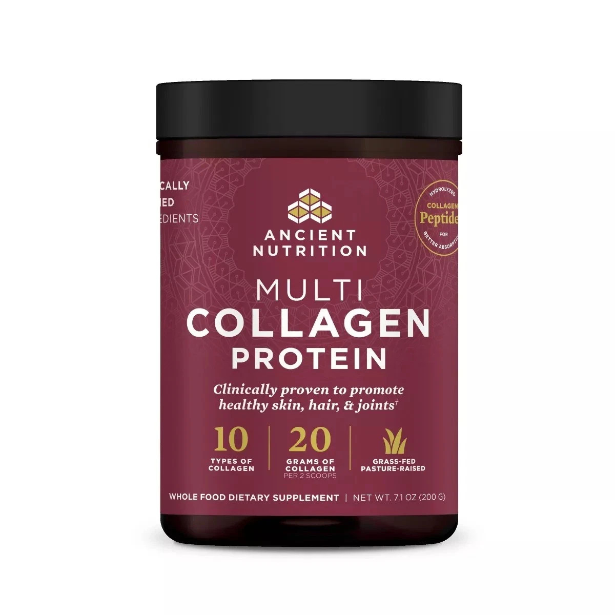 NEW 2 Pack Ancient Nutrition Multi Collagen Protein Powder 20 Servings 01/29/28