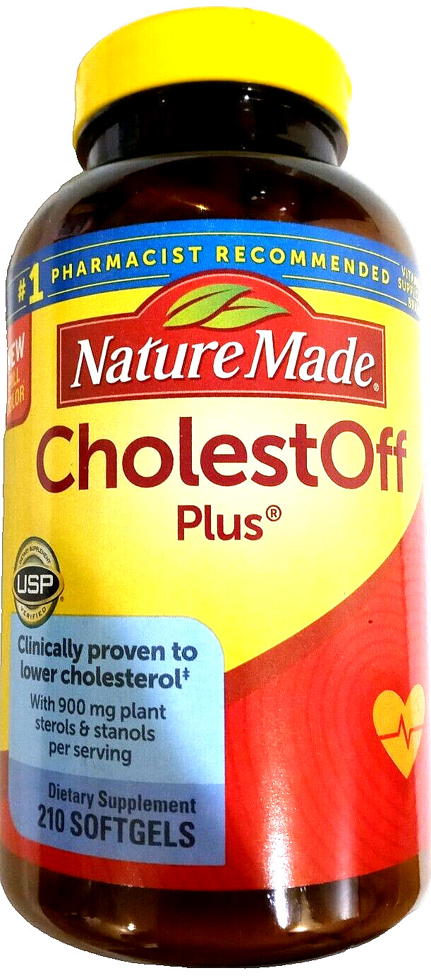 Nature Made CholestOFF Plus 210 softgels EXP 06/2025