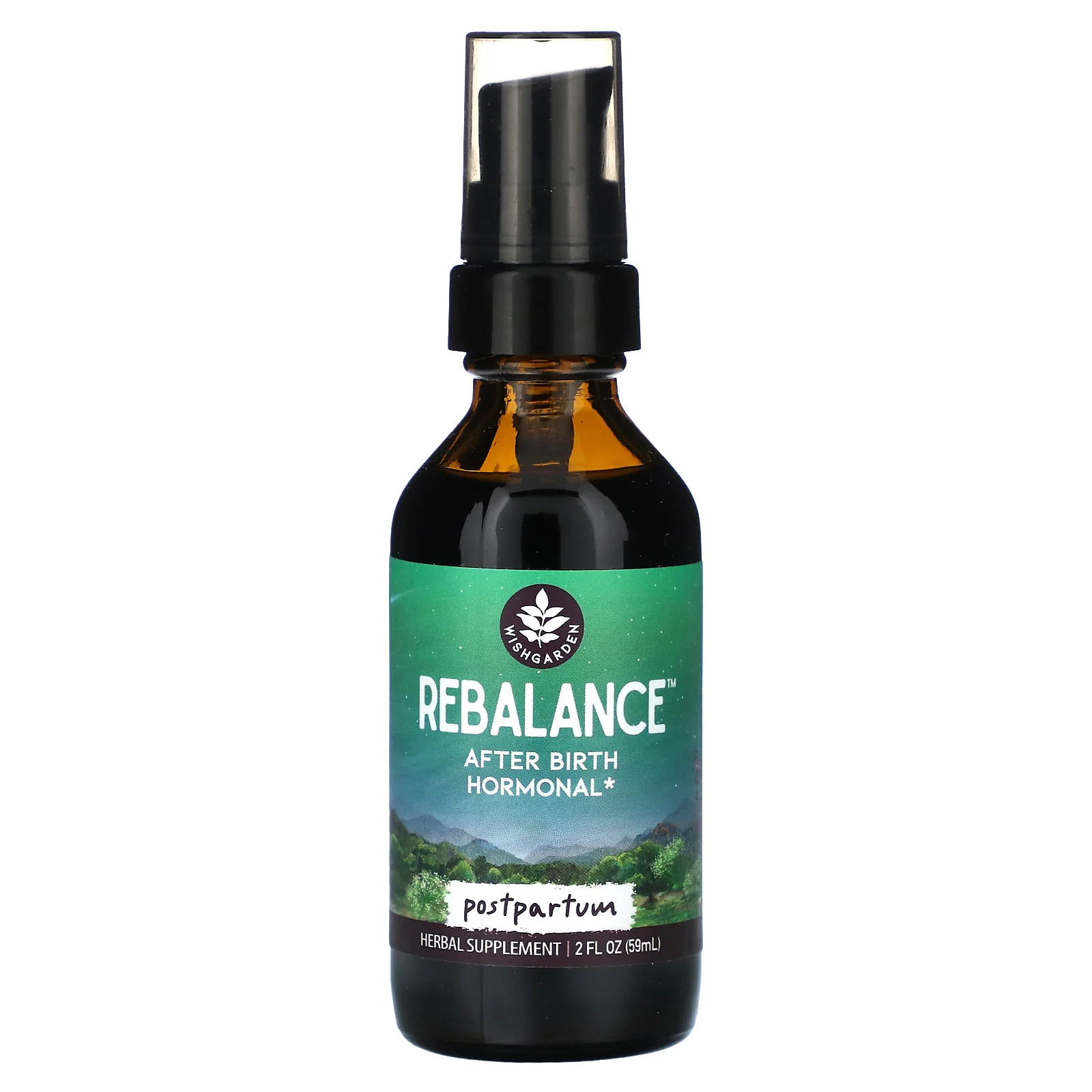 2 X WishGarden Herbs, Rebalance�, After Birth Hormonal, 2 fl oz (59 ml)