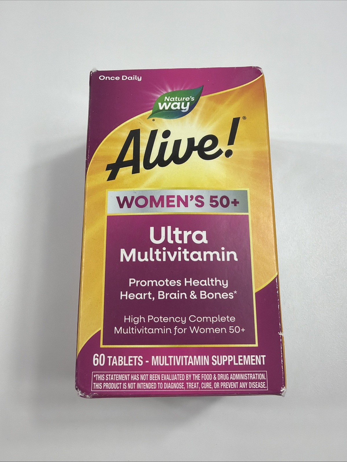 Nature’s Way Alive! Women’s 50+ Ultra Potency Complete Multivitamin, High Pot…