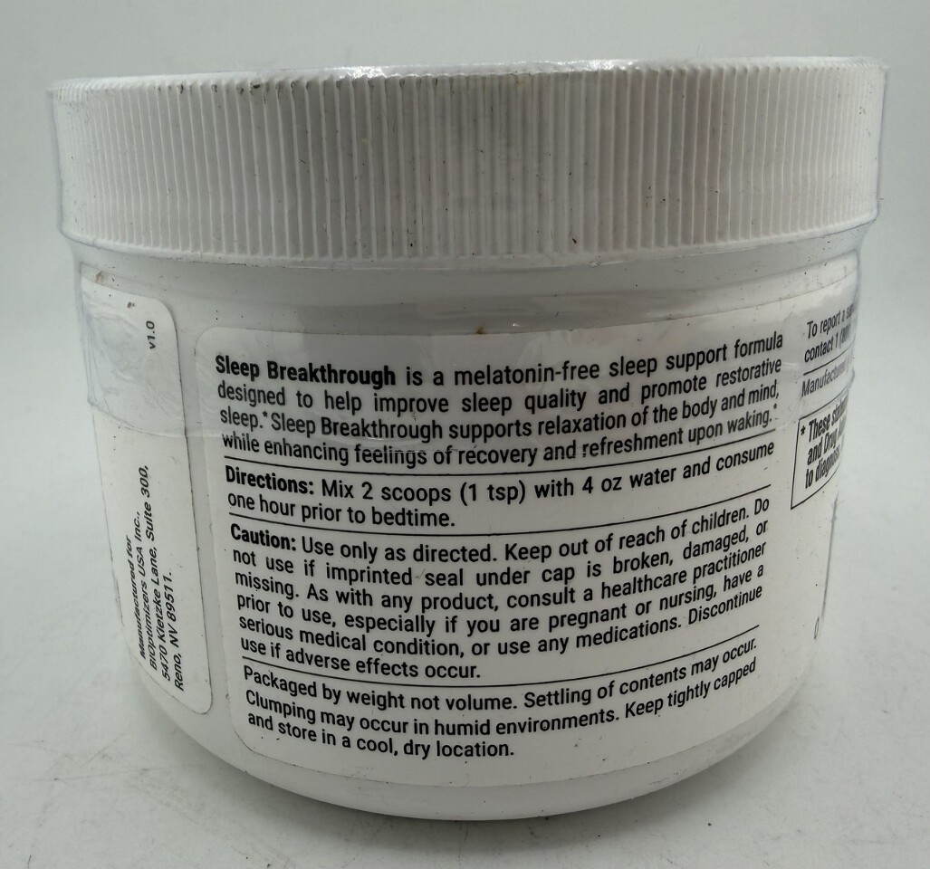 BIOPTIMIZERS MAGNESIUM BREAKTHROUGH 5.5OZ 30 SERVING TROPICAL DREAMS EXP:02/2027