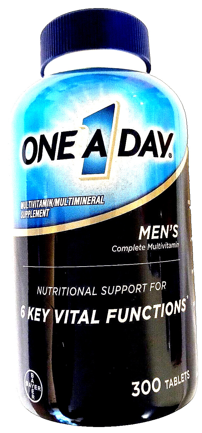 One A Day Men’s Complete Multivitamin/Multimineral Formula 300 Tabs EXP 03/2026