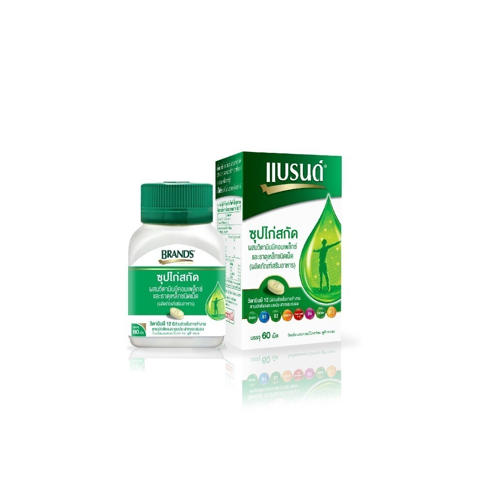60 Tablets x 3 Bottles Brand’s Essence of Chicken in Tablets Vit B Complex, Iron