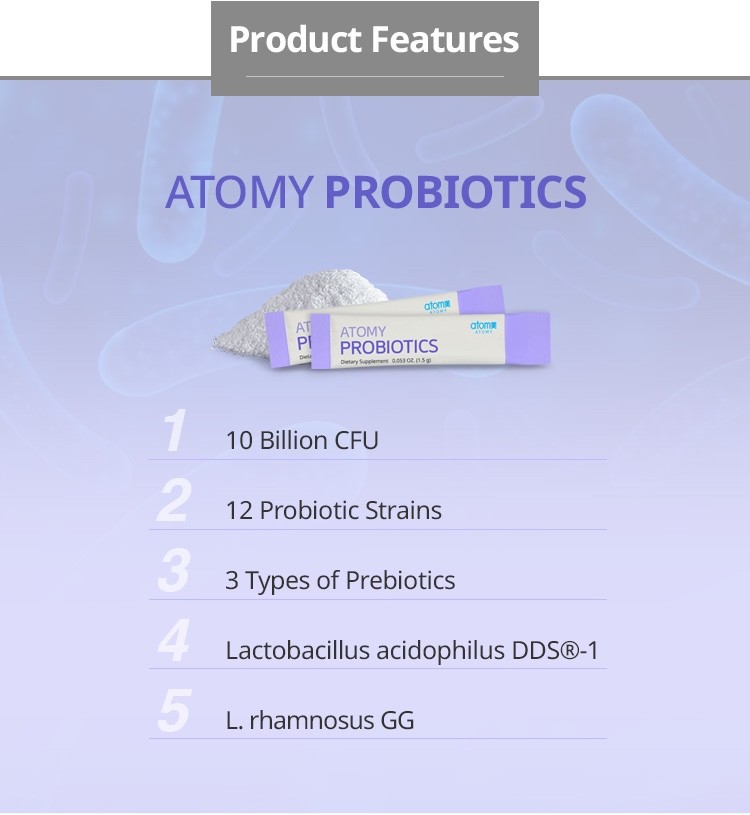 Atomy Probiotics Digestive Balance & Health 60 Packets 1.5g Each Free Shipping