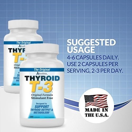 Thyroid T-3 Radical Metabolic Booster, Energy & Focus Unflavored Thyroid Support
