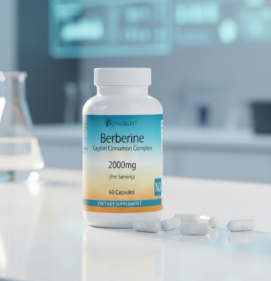 Premium Berberine HCL 2000mg High Potency Anti-inflammatory, Blood Sugar Support