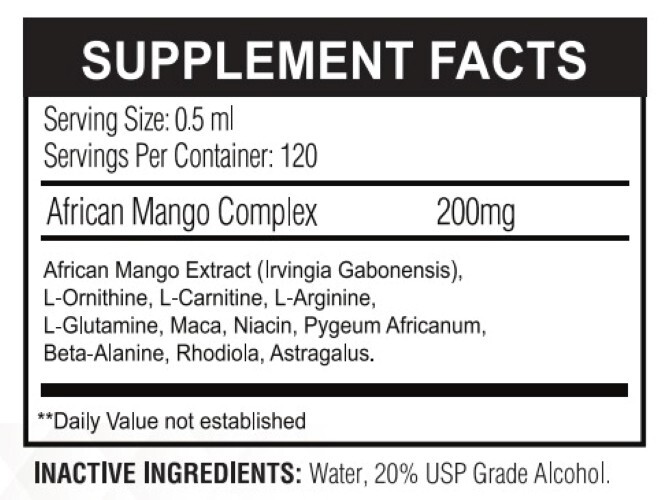 African Mango Fat Burn – Weight Loss Drops, Appetite Suppressant, Detox, Cleanse