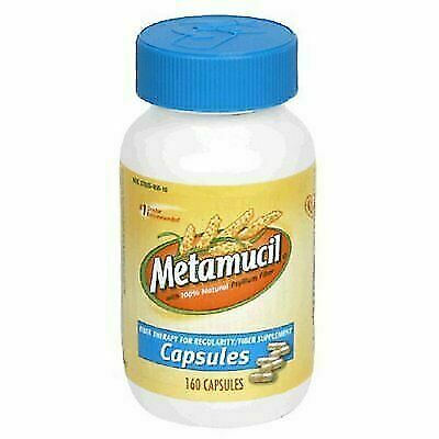 Metamucil Psyllium Fiber Supplement – 160 Capsules