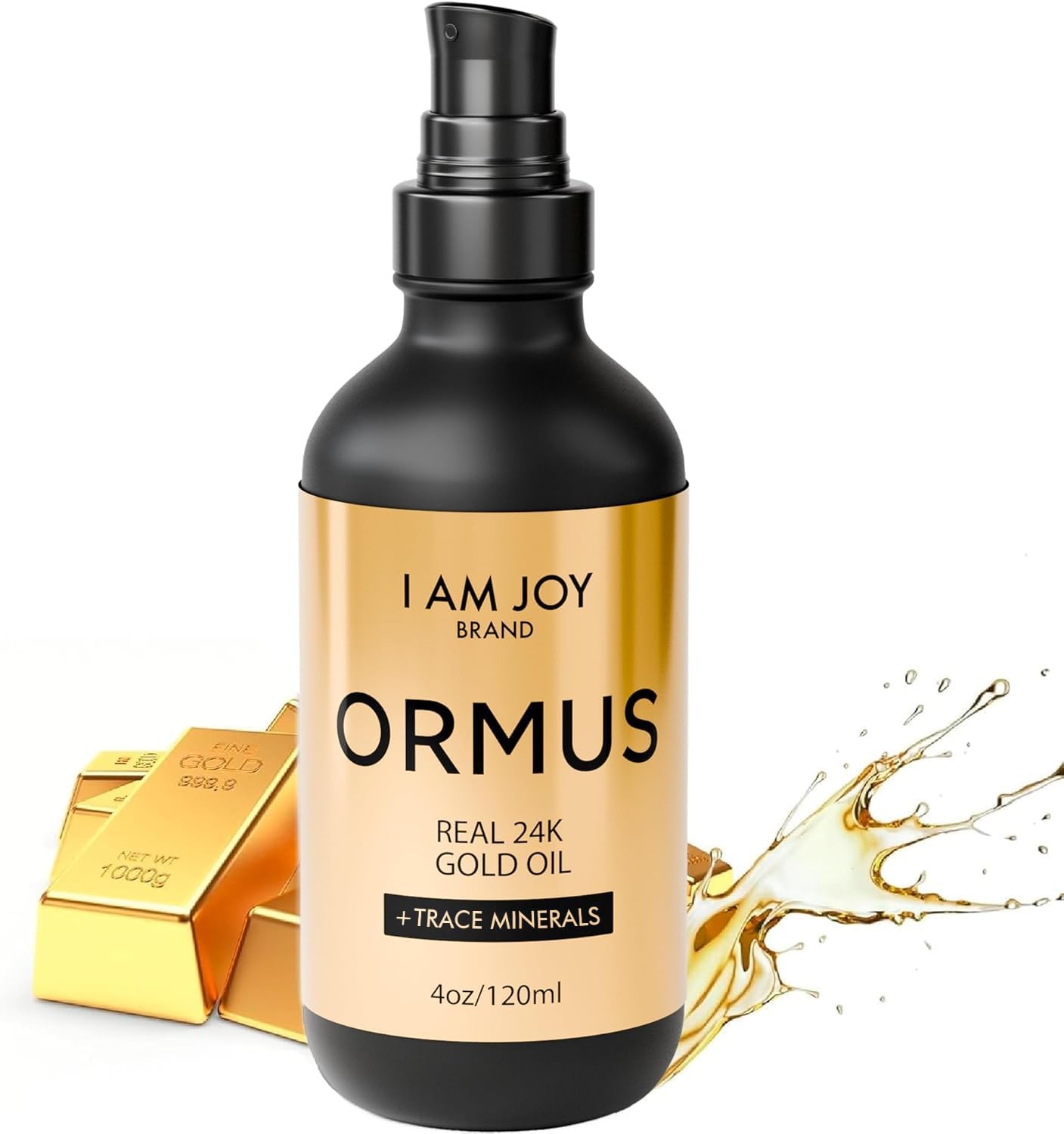 I Am Joy Co. Ormus Gold Oil Monoatomic | Supports 3.38 Fl Oz (Pack of 1)