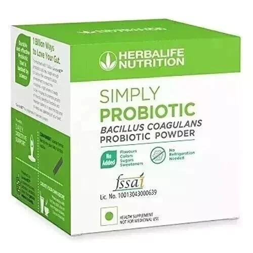 Herbalife Simply Probiotics Unflavoured Powder 30 Pouches (1gm each)