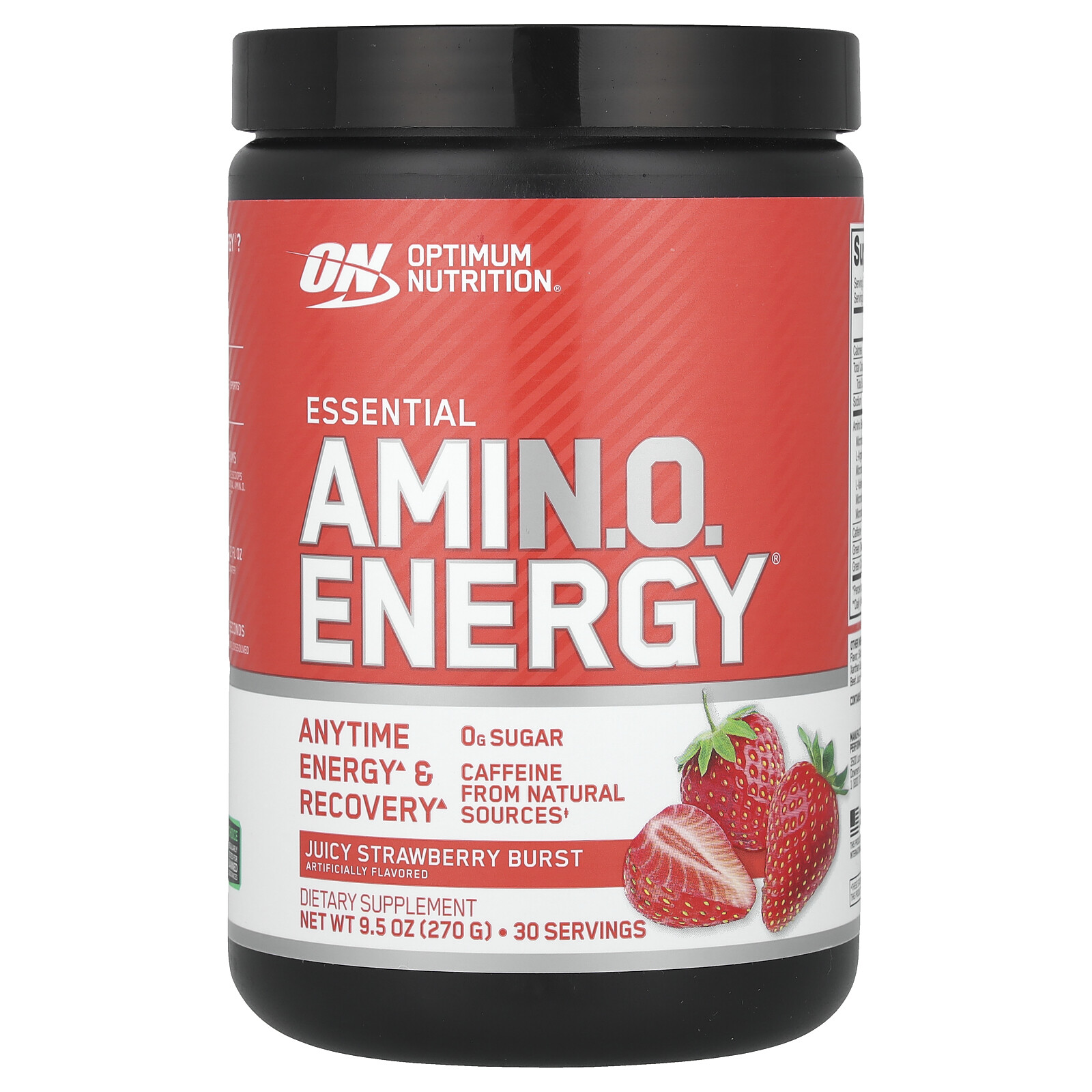Essential Amino.O. Energy, Juicy Strawberry Burst, 9.5 oz (270 g)