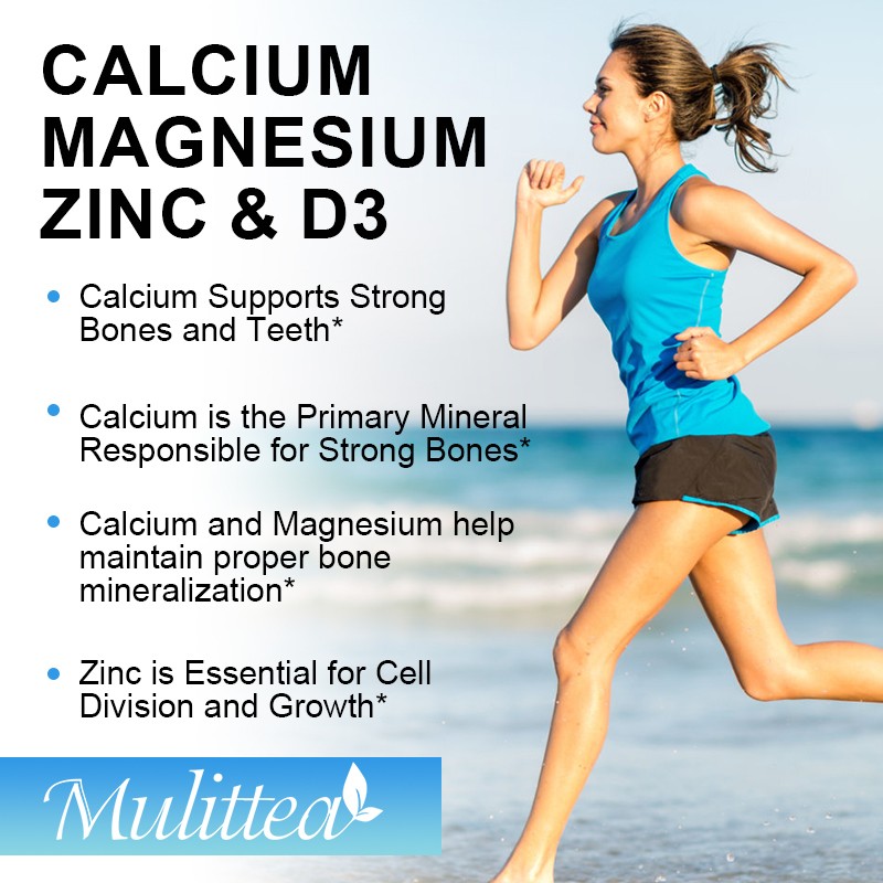 60pcs Calcium Magnesium Zinc Gummies For Bone Health Muscle Improvement