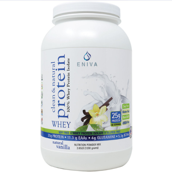 Eniva Clean & Natural 100% Protein Isolate Powder Grass Fed 38 Servings (2.5 lb)