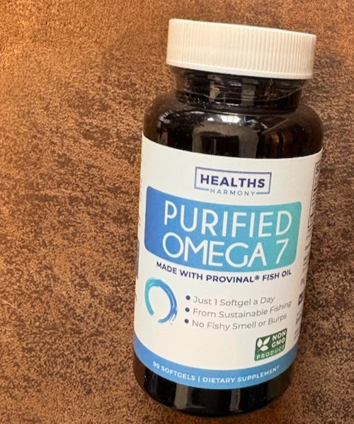 Healths Harmony Omega 7 Softgels, 90 ct Exp 10/26 New Sealed