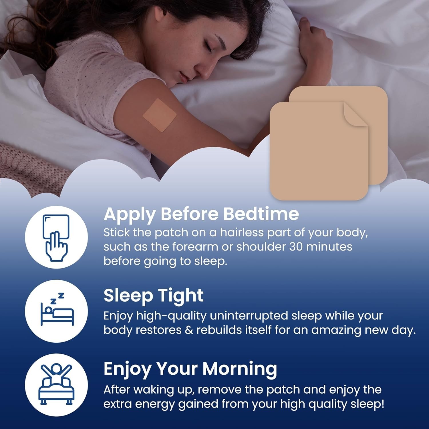 Sleep Patches for Adults Extra Strength | Easy-to-Apply Sleep Patch with Mela…