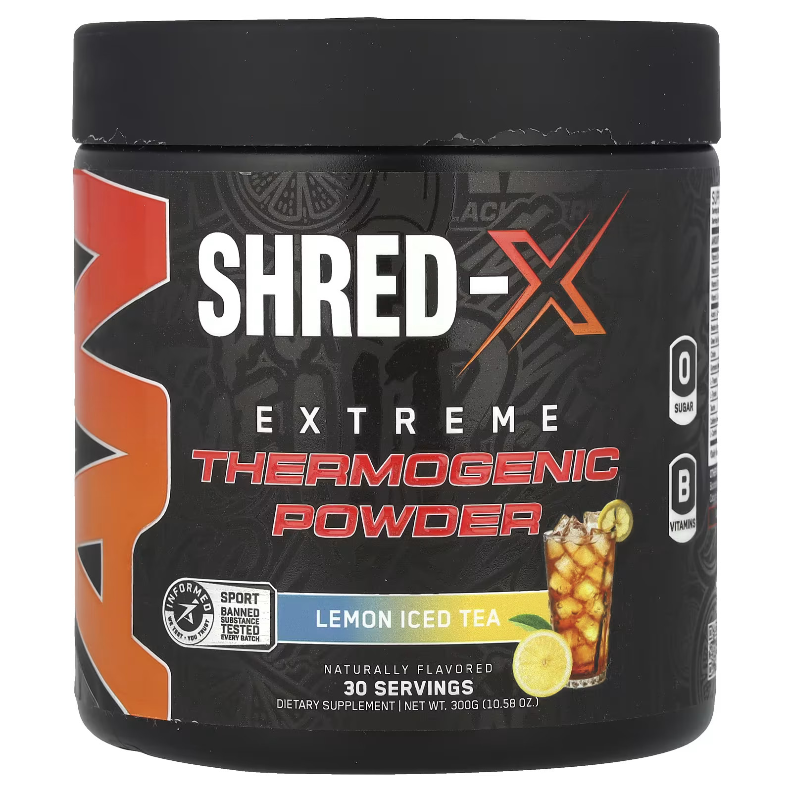 2 X ABE, Shred-X, Extreme Thermogenic Powder, Lemon Iced Tea, 10.58 oz (300 g)