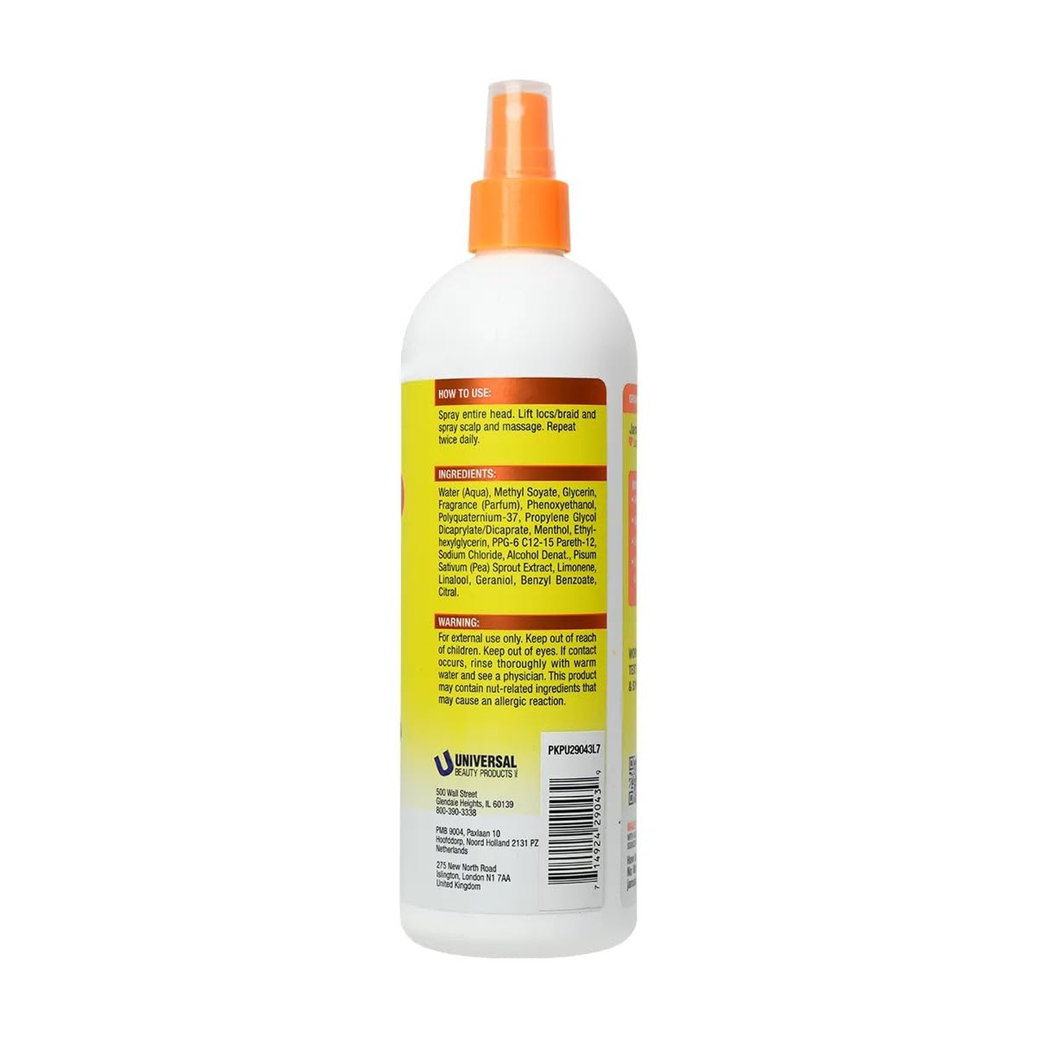 Jamaican Mango No More Itch Gro Spray, Maximum, 16 oz (VI-Z8XF-SRUF)