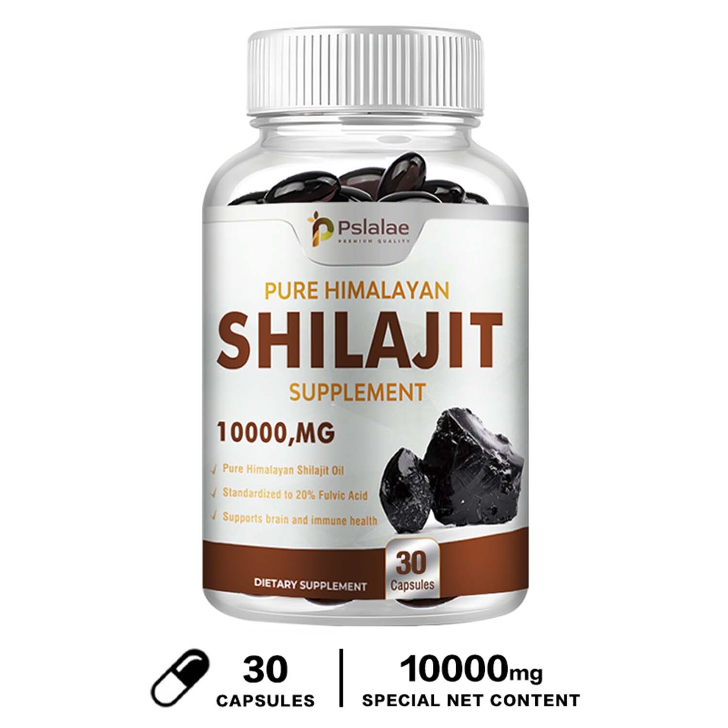 Pure Himalayan Shilajit 10000mg – Fulvic Acid – Stamina, Strength, Performance