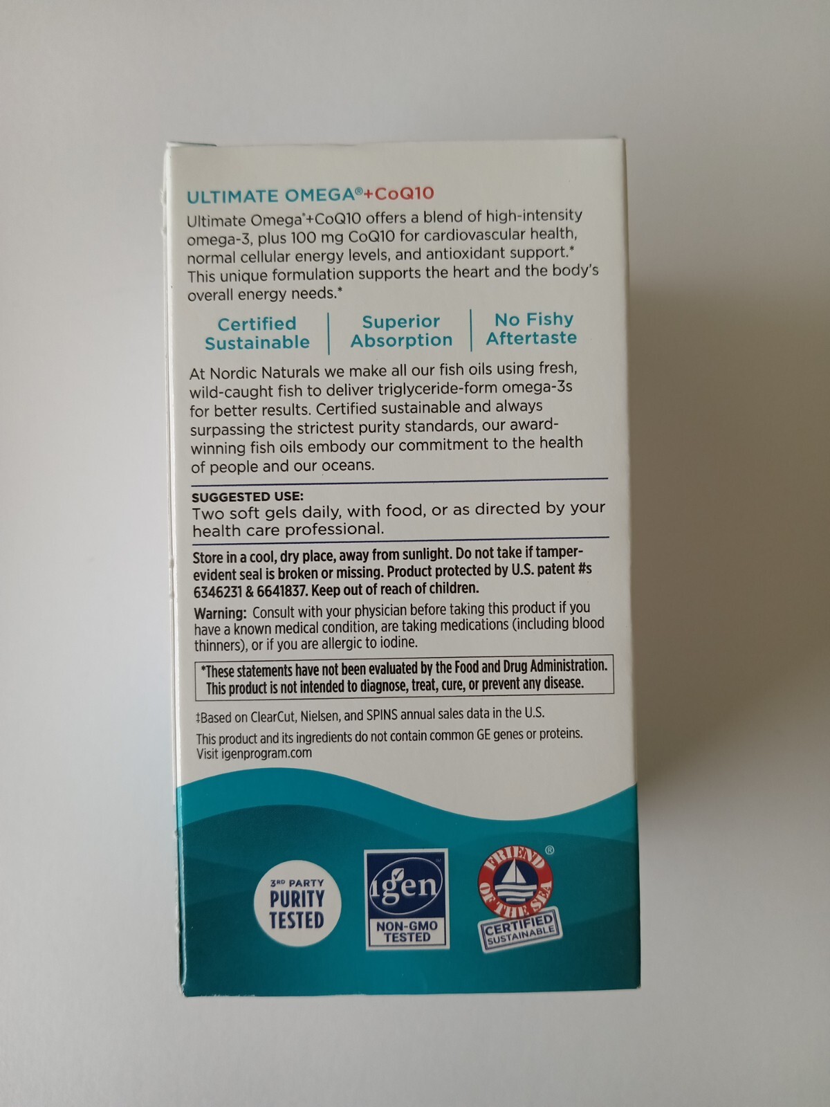 Ultimate Omega + CoQ10 100mg 60 Soft Gels
