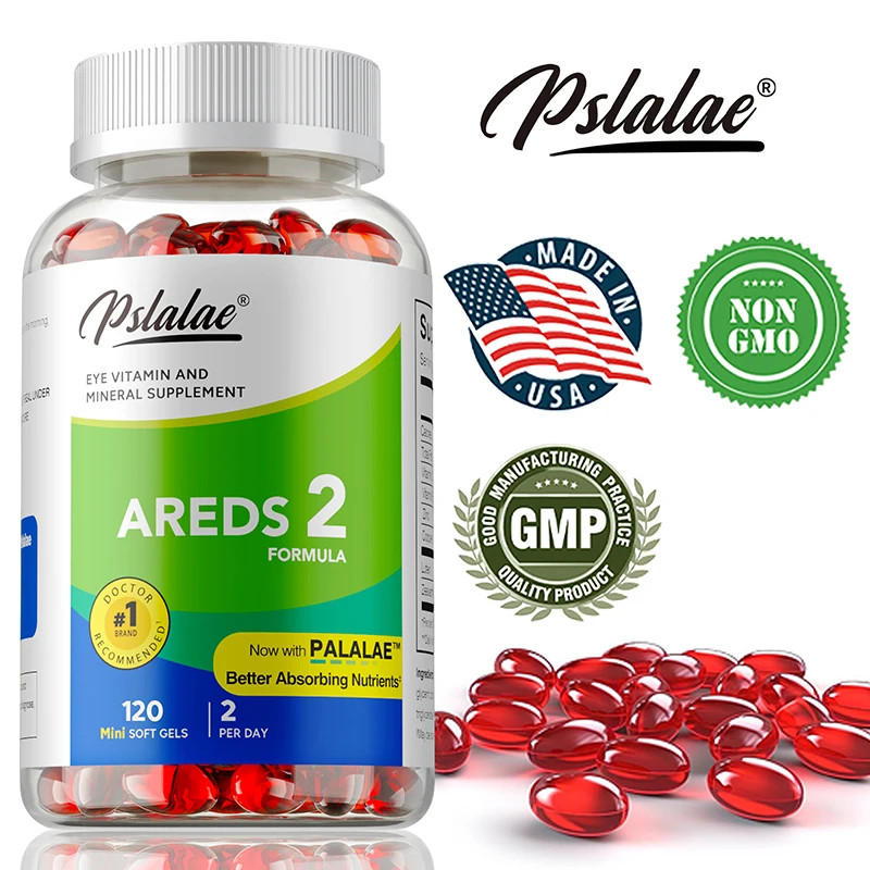 AREDS 2 120pcs – Eye Health, Relieve Eye Fatigue, Dry Eyes, Enhance Vision