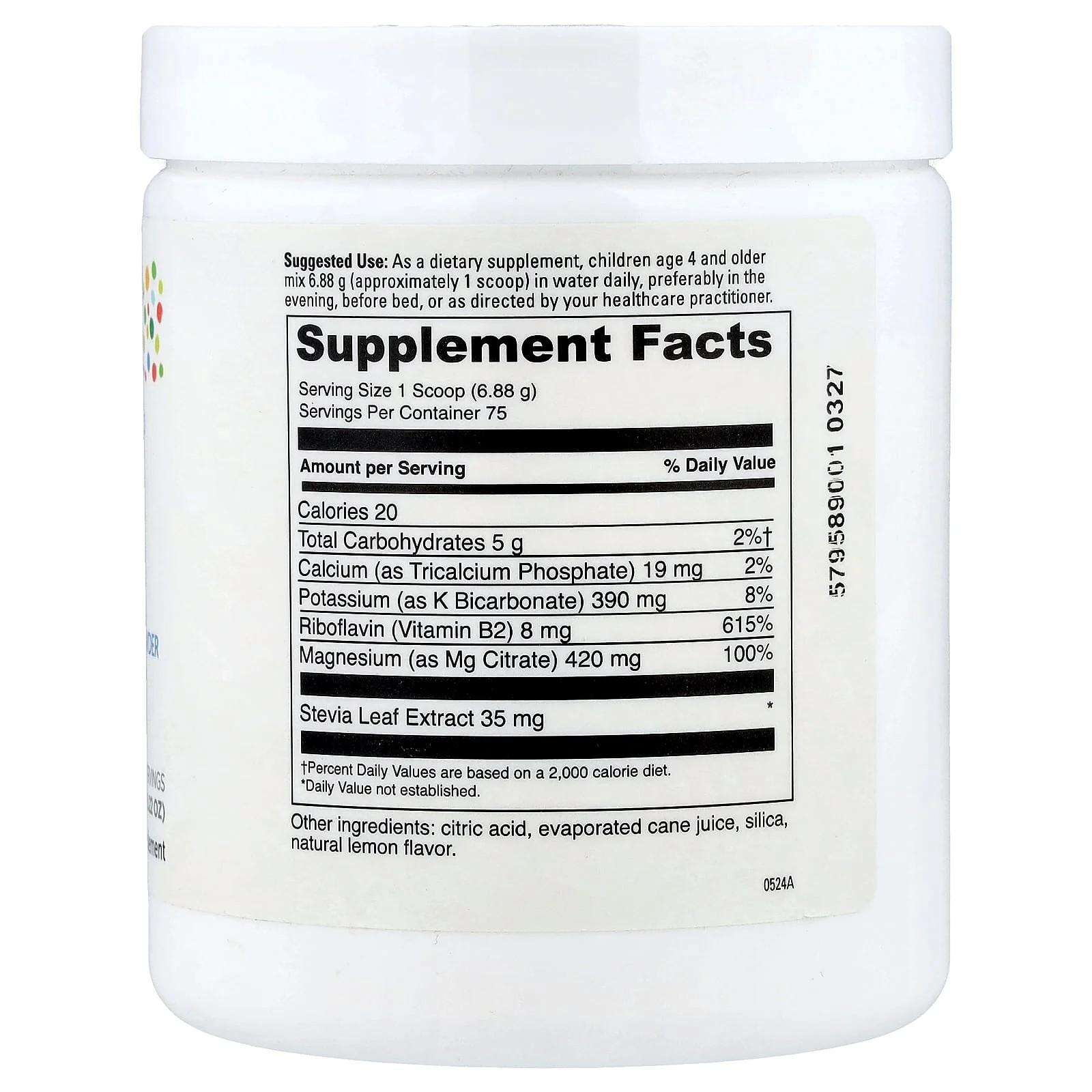 2 X Little DaVinci, Fizzy Mag�, Effervescent Magnesium Powder, Lemon Lime, 18.2