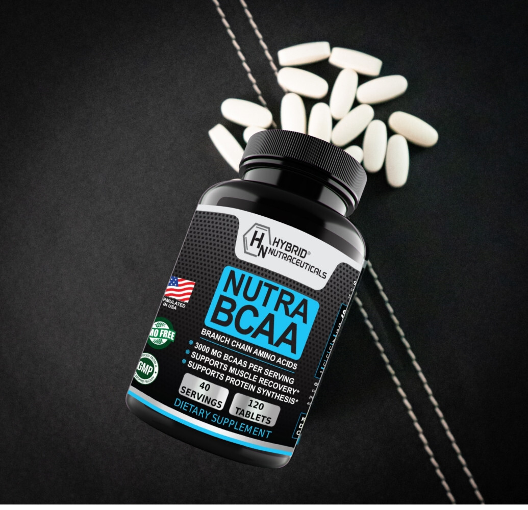Nutra BCAAs Amino Acids, 3000mg – BCAA Pre Workout without Ceatine, Non-GMO