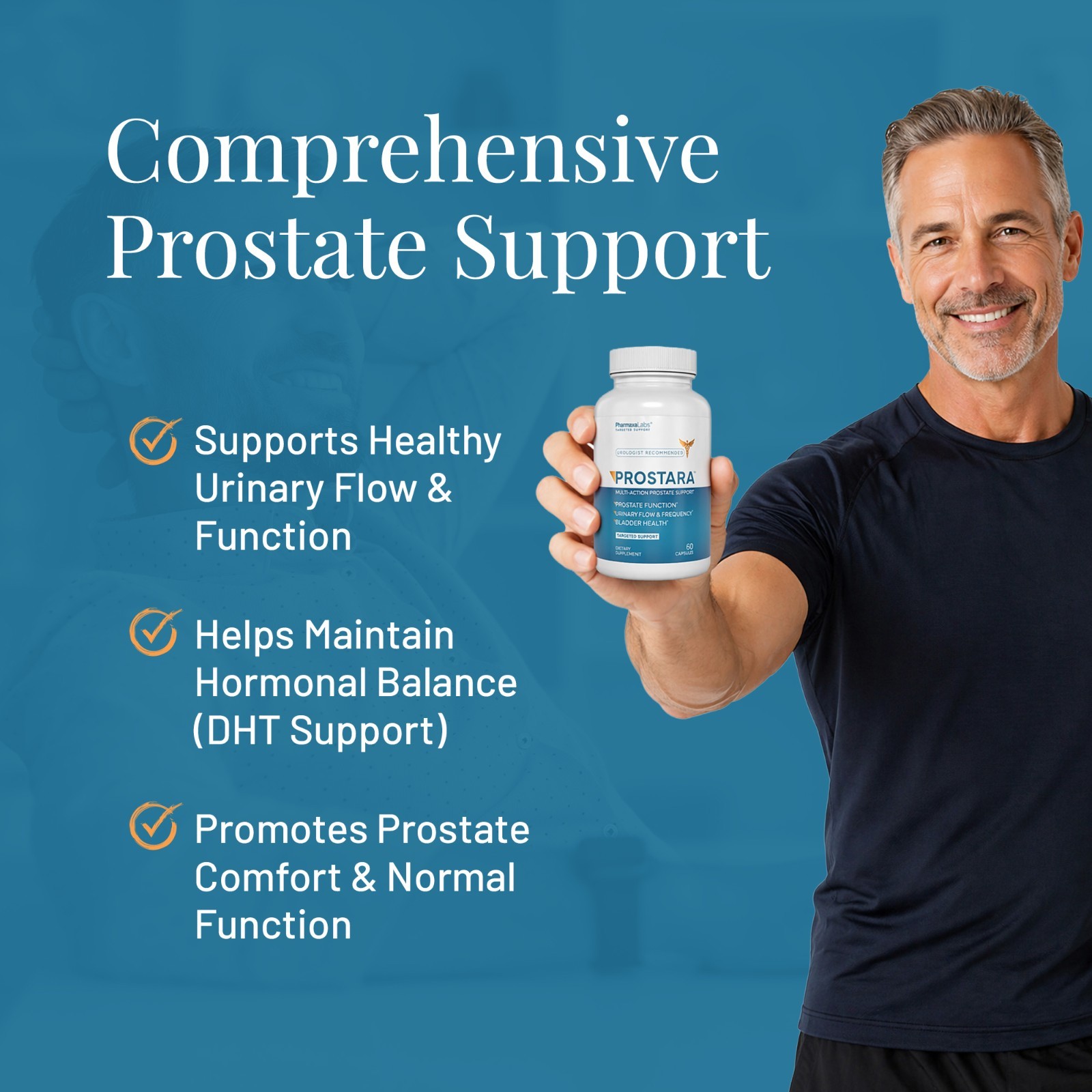 Prostara Multi-Action Prostate Support Supplement – 2 Pack