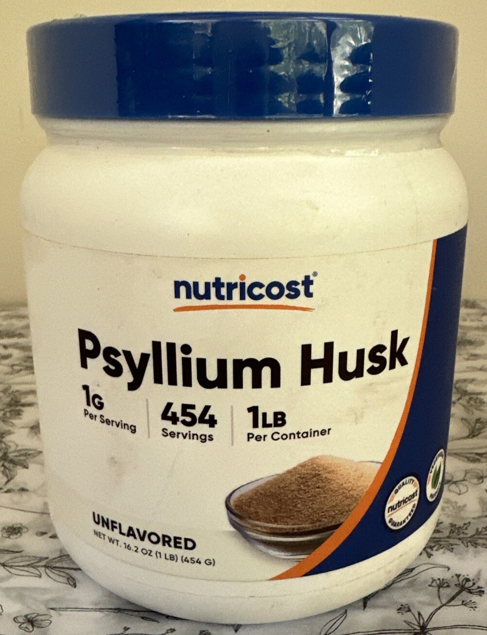 Nutricost – Psyllium Husk Powder – Unflavored 16.2oz