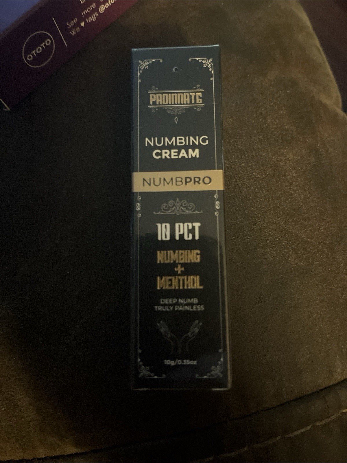 Proinnate Numbing Cream, Max Strength Relief with Menthol, Odor-Free, Non-Gre…