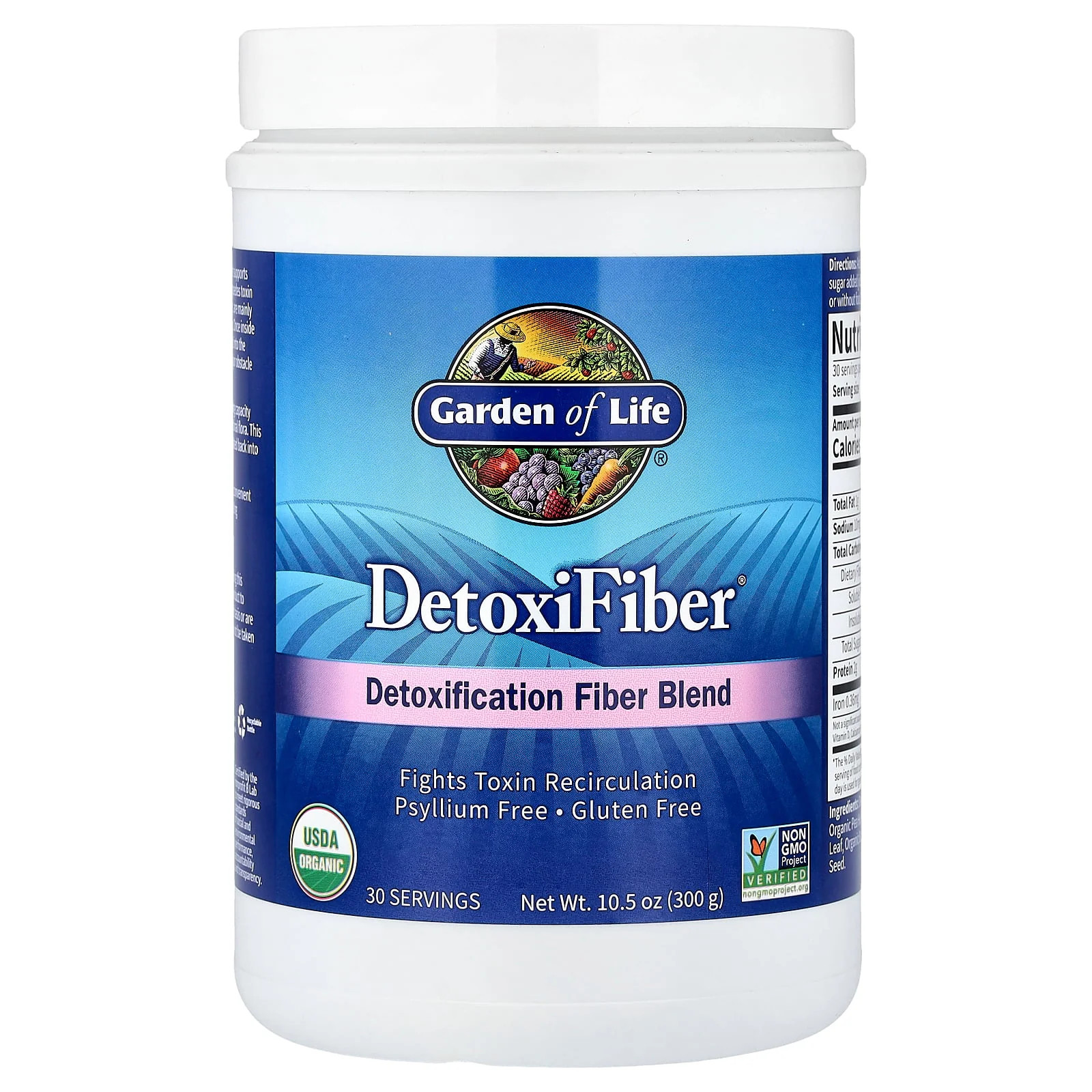 2 X Garden of Life, DetoxiFiber�, Detoxification Fiber Blend, 10.5 oz (300 g)