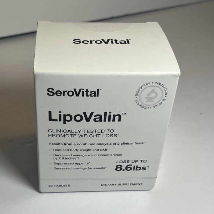 SeroVital LipoValin Weight Loss Supplement Proprietary Blend, 30 Tablets