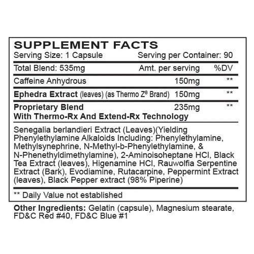 Hell Fire Strong Fat Burner Weight Loss Diet Energy 90 Caps Hi Tech SHIPS FREE