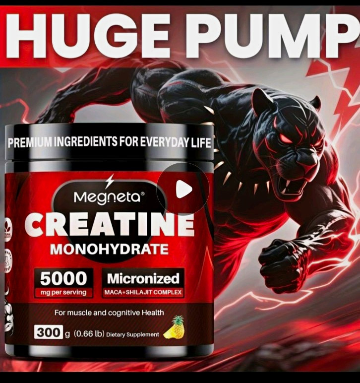 Megneta Creatine Monohydrate Micronized Powder Pineapple 300g 5000mg