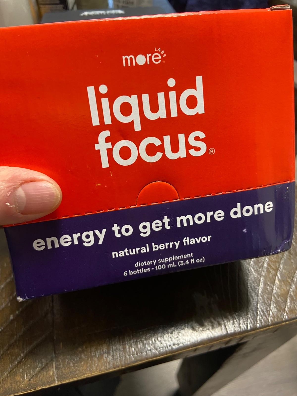 More Labs Liquid Focus Berry Flavored Supplement 3.4 Fl Oz (Pack of 5)