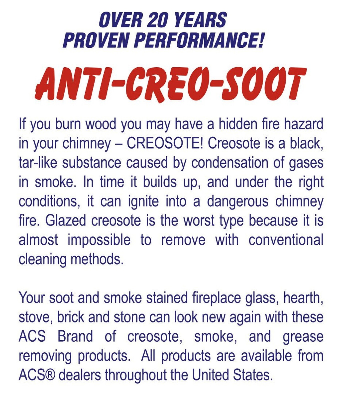 ACS Anti-Creo-Soot Liquid 128 Fl Oz 128 Fl Oz (Pack of 1)