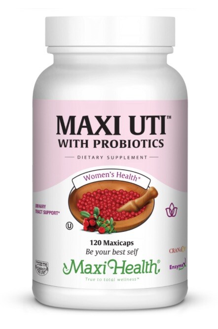 Maxi Health Kosher Maxi UTI Urinary Tract Support with Probiotics 120 MaxiCaps