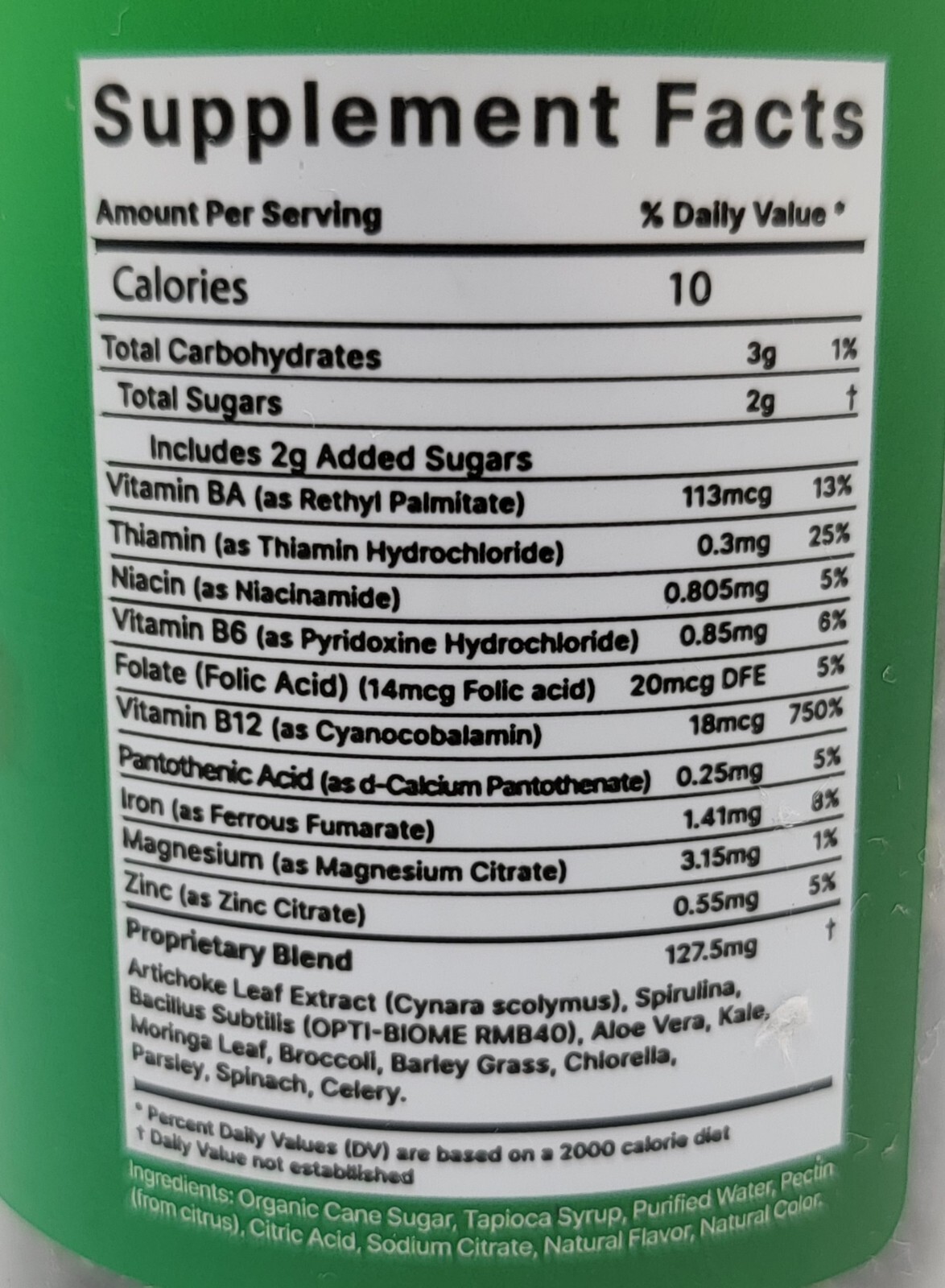 LUV Health GREEN GUMMIES – 30 Count – Digestion Energy Immunity **NEW**